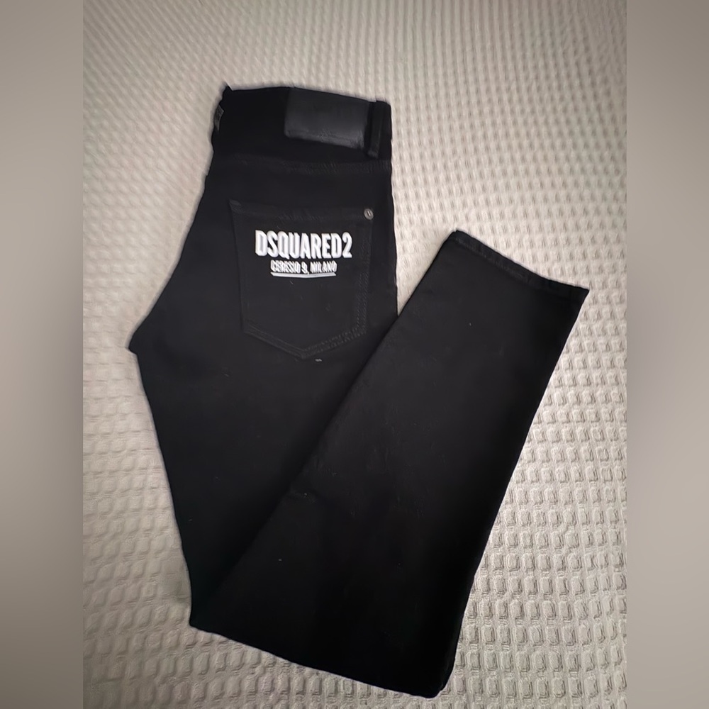 DSQUARED2 Black Skinny Jeans for Men